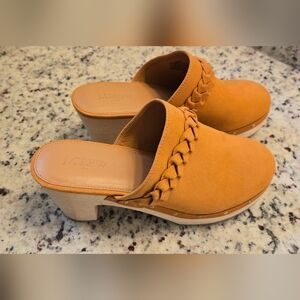 J. Crew Women's Tangerine Suede Mules